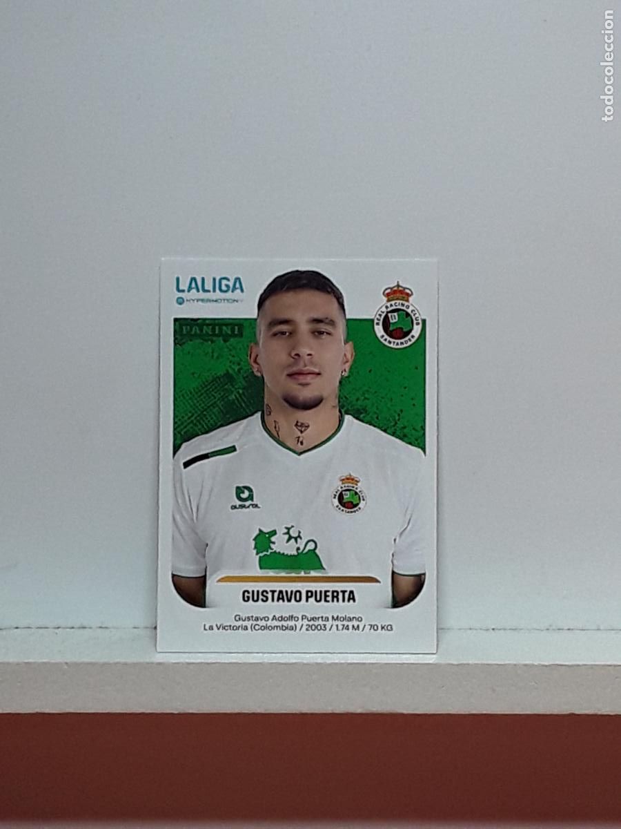 Cromos de F&uacute;tbol: LALIGA HYPERMOTION 2025 2026 25 26 ALBUM PANINI LIGA N 336 RACING SANTANDER GUSTAVO PUERTA