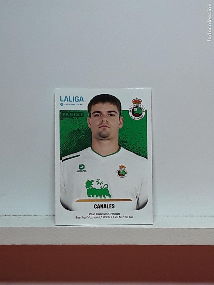 Cromos de F&uacute;tbol: LALIGA HYPERMOTION 2025 2026 25 26 ALBUM PANINI LIGA N 337B 337 B RACING SANTANDER CANALES PEIO