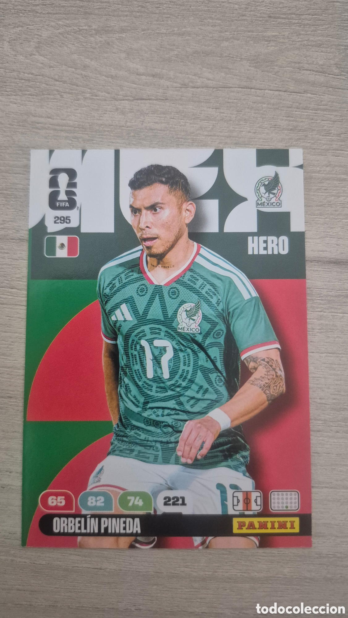 Cromos de F&uacute;tbol: N&deg;295 M&eacute;xico Orbelin Pineda Adrenalyn FIFA World Cup 2026