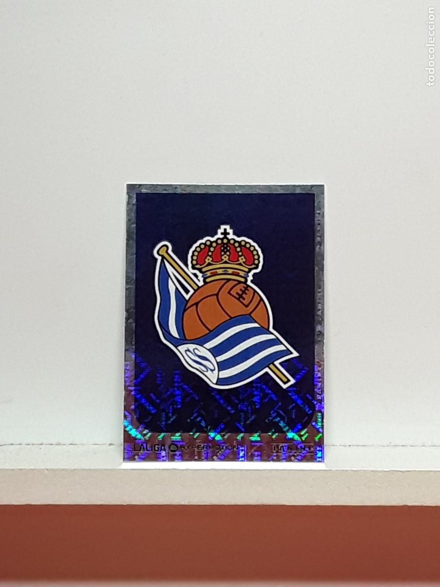 Cromos de F&uacute;tbol: LALIGA HYPERMOTION 2025 2026 25 26 ALBUM PANINI LIGA N 344 REAL SOCIEDAD ESCUDO LOGO