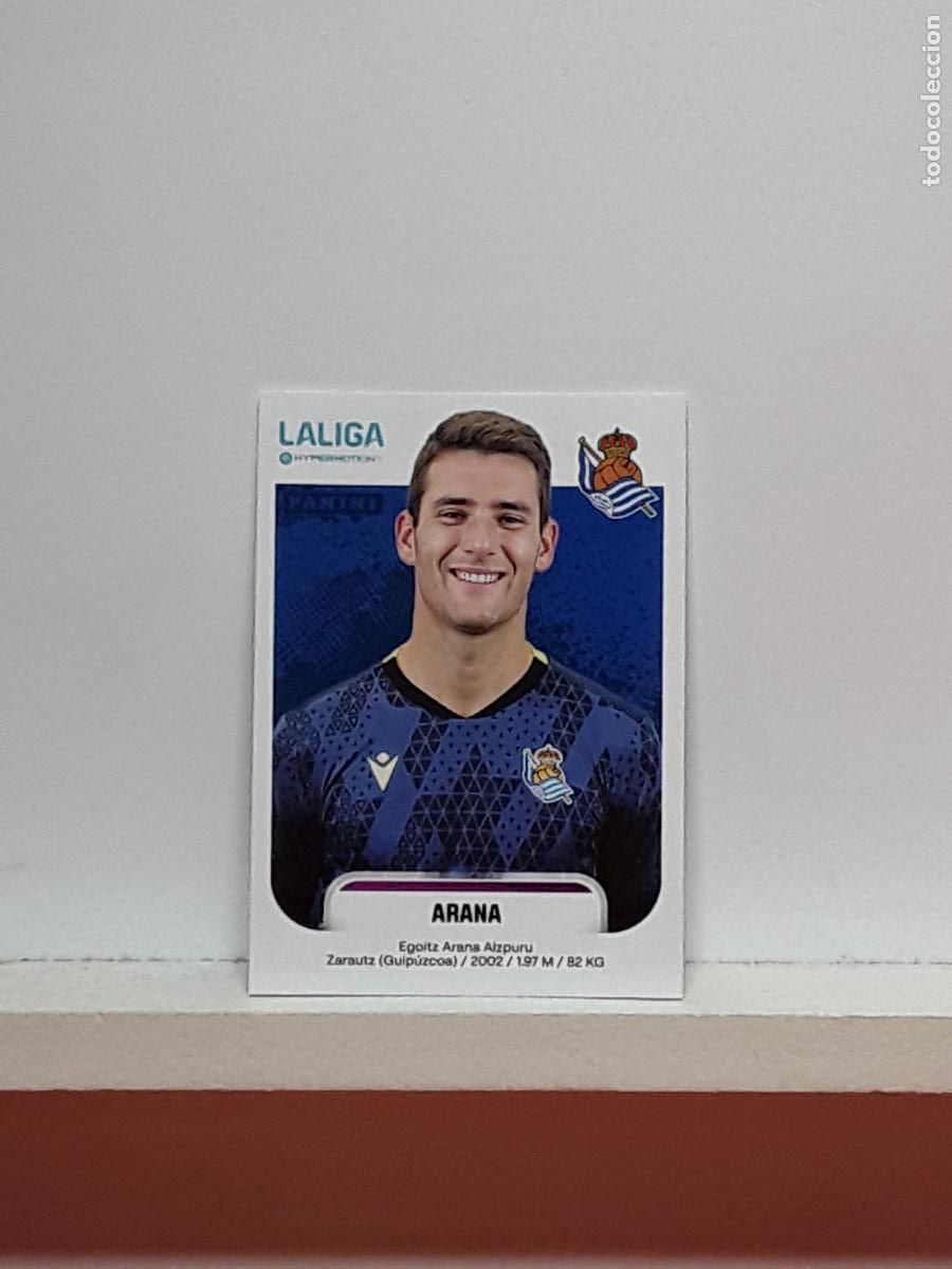 Cromos de F&uacute;tbol: LALIGA HYPERMOTION 2025 2026 25 26 ALBUM PANINI LIGA N 347 REAL SOCIEDAD ARANA EGOITZ