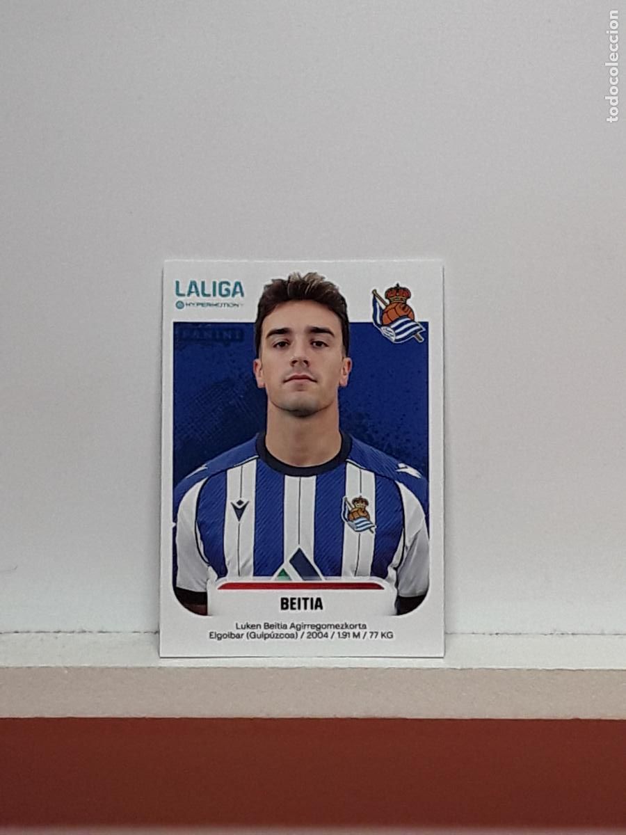 Cromos de F&uacute;tbol: LALIGA HYPERMOTION 2025 2026 25 26 ALBUM PANINI LIGA N 349 REAL SOCIEDAD BEITIA LUKEN