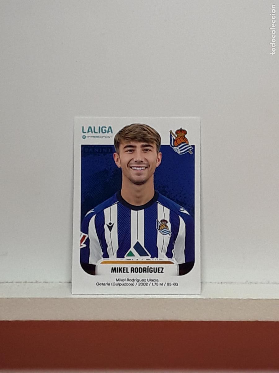 Cromos de F&uacute;tbol: LALIGA HYPERMOTION 2025 2026 25 26 ALBUM PANINI LIGA N 354 REAL SOCIEDAD MIKEL RODRIGUEZ