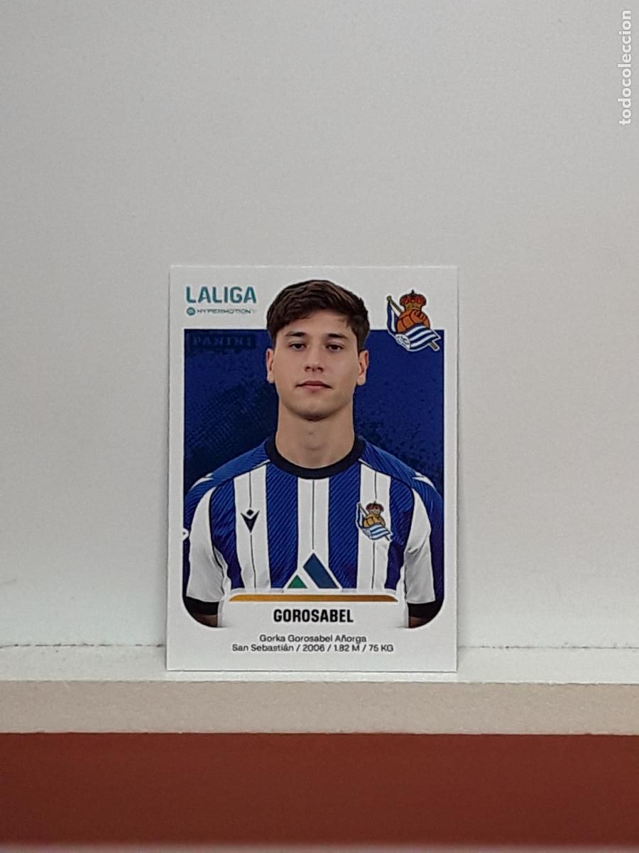 Cromos de F&uacute;tbol: LALIGA HYPERMOTION 2025 2026 25 26 ALBUM PANINI LIGA N 355 REAL SOCIEDAD GOROSABEL GORKA
