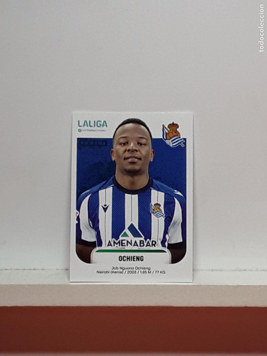 Cromos de F&uacute;tbol: LALIGA HYPERMOTION 2025 2026 25 26 ALBUM PANINI LIGA N 358A 358 A REAL SOCIEDAD OCHIENG JOB
