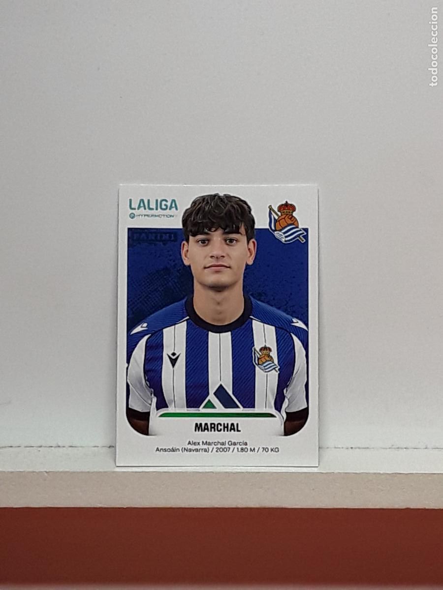 Cromos de F&uacute;tbol: LALIGA HYPERMOTION 2025 2026 25 26 ALBUM PANINI LIGA N 358B 358 B REAL SOCIEDAD MARCHAL ALEX