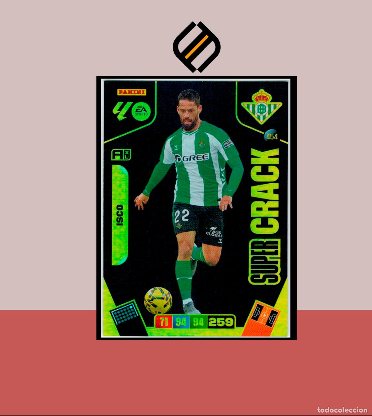 Cromos de F&uacute;tbol: ADRENALYN XL 2025 2026 PANINI N&ordm; 454 ISCO REAL BETIS SUPER CRACKS CARD ALBUM LIGA