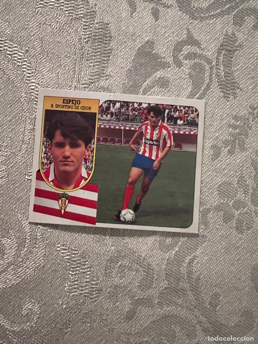 Cromos de F&uacute;tbol: ESPEJO SPORTING GIJON FICHAJE 23 CARTON LIGA ESTE 1991/92 91 92
