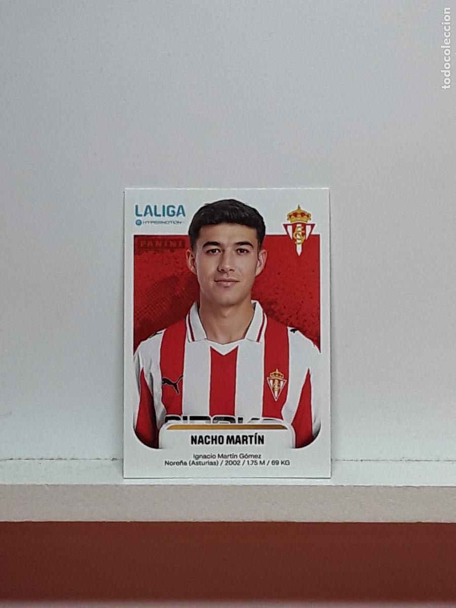 Cromos de F&uacute;tbol: LALIGA HYPERMOTION 2025 2026 25 26 ALBUM PANINI LIGA N 373 SPORTING NACHO MARTIN