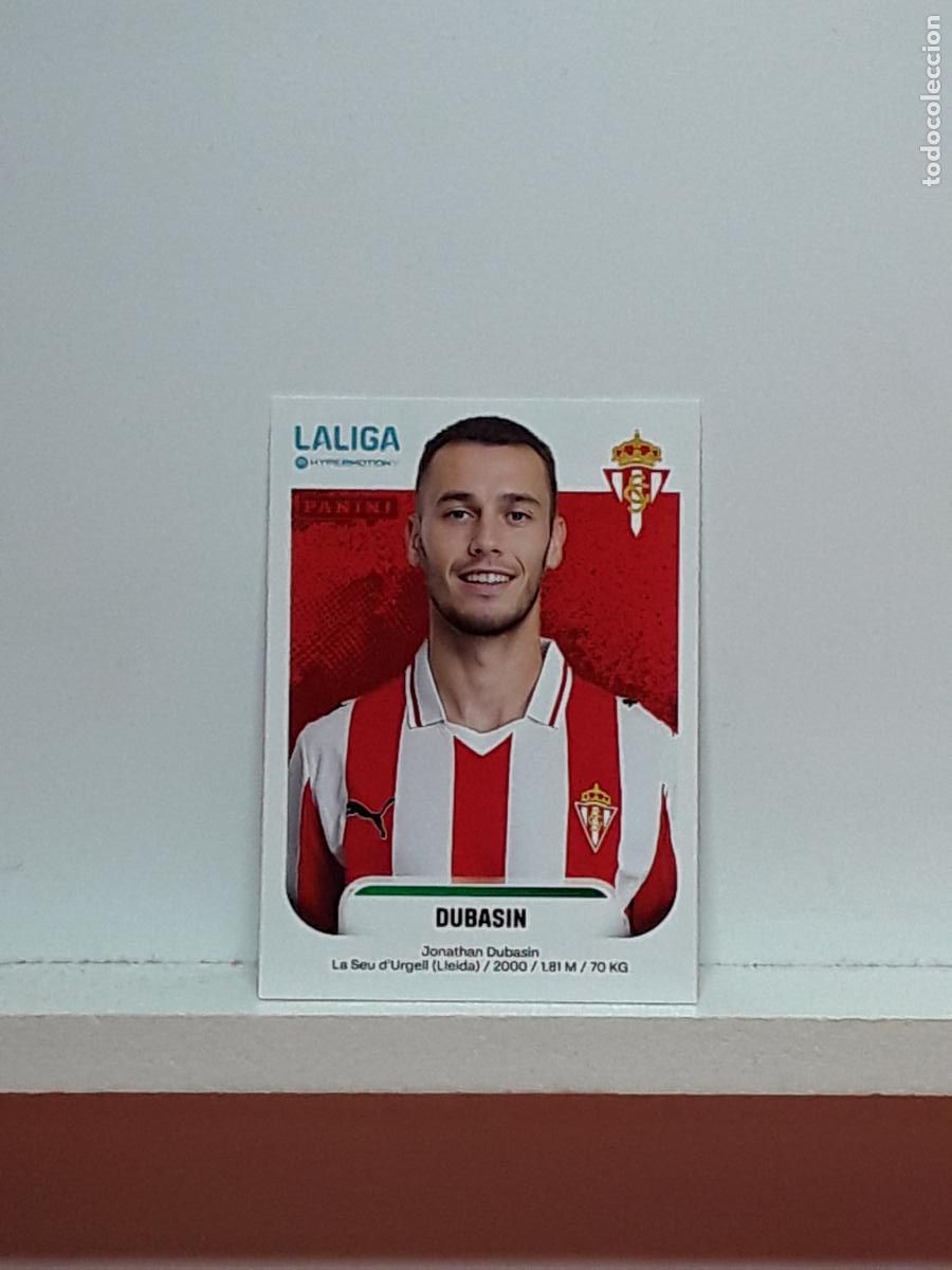 Cromos de F&uacute;tbol: LALIGA HYPERMOTION 2025 2026 25 26 ALBUM PANINI LIGA N 380 SPORTING DUBASIN JONATHAN
