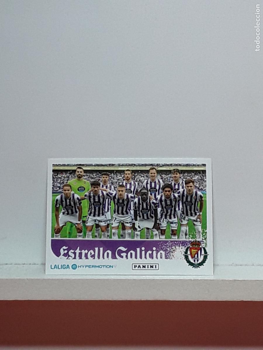 Cromos de F&uacute;tbol: LALIGA HYPERMOTION 2025 2026 25 26 ALBUM PANINI LIGA N 383 VALLADOLID ALINEACION EQUIPO