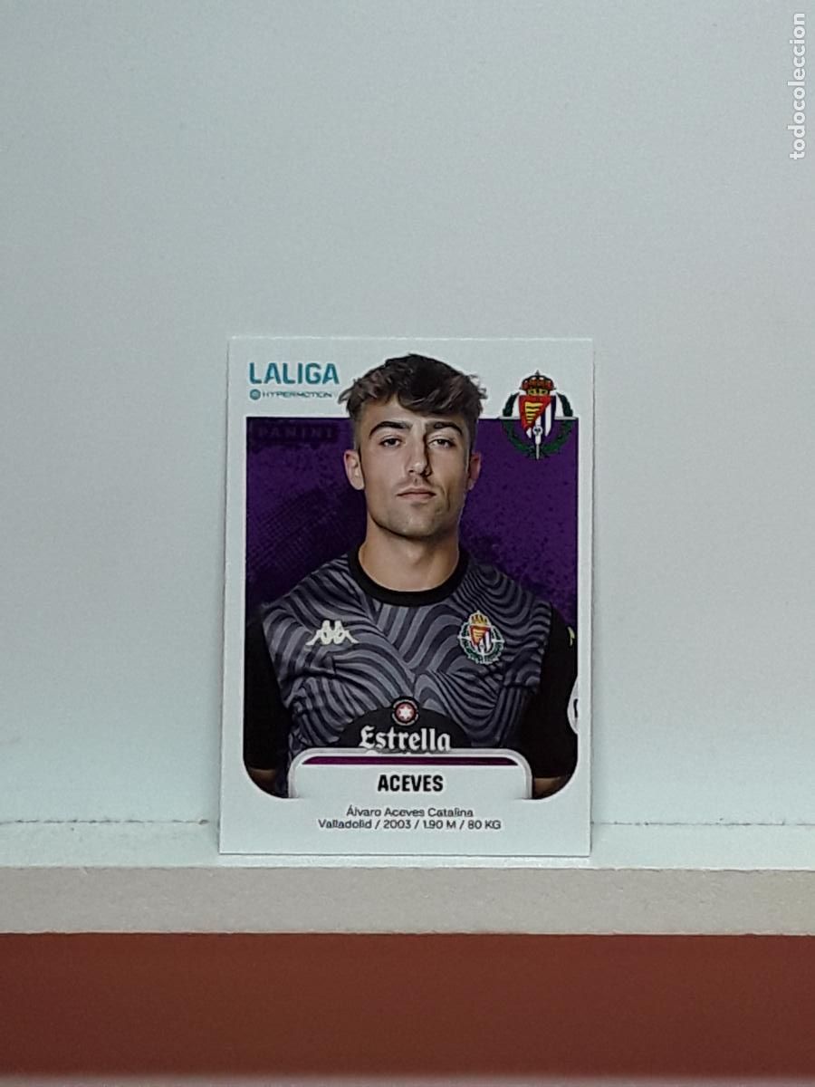 Cromos de F&uacute;tbol: LALIGA HYPERMOTION 2025 2026 25 26 ALBUM PANINI LIGA N 385 VALLADOLID ACEVES ALVARO