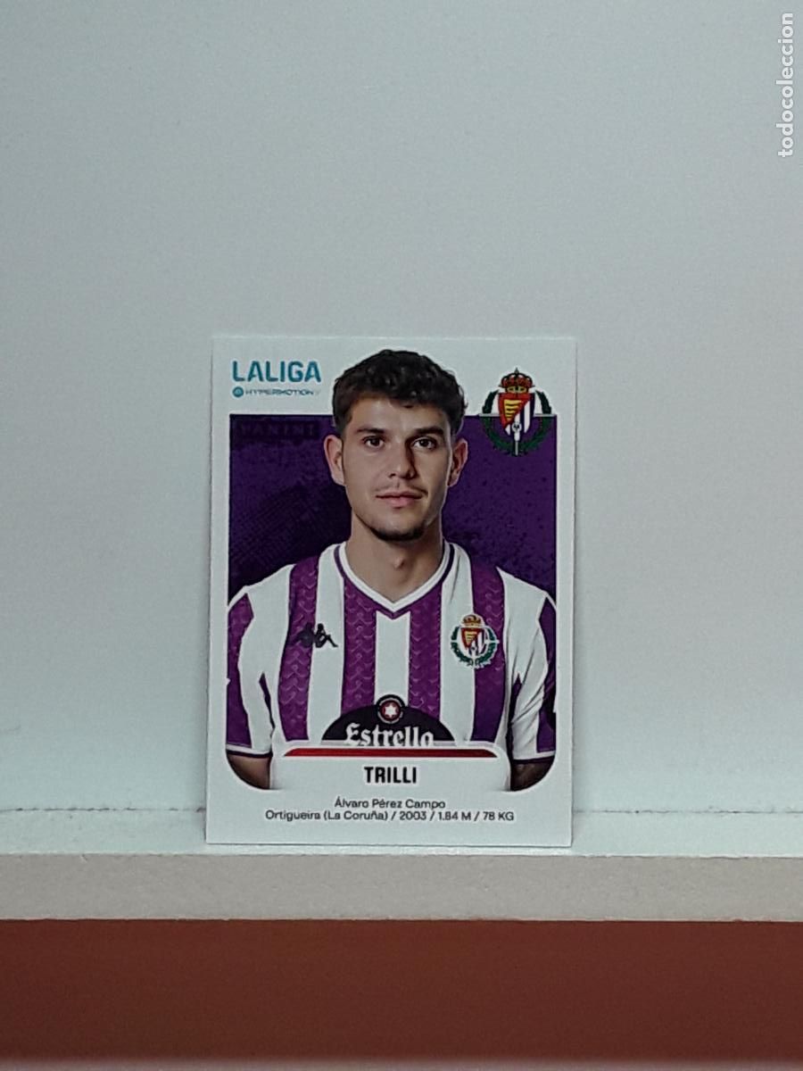Cromos de F&uacute;tbol: LALIGA HYPERMOTION 2025 2026 25 26 ALBUM PANINI LIGA N 386 VALLADOLID TRILLI ALVARO PEREZ
