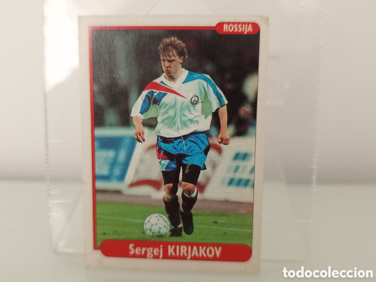 Cartes &agrave; collectionner de Football: ❇️ CROMO ⚽ KIRJAKOV RUSIA 216 EURO FOOT 96 1996 INGLATERRA ❇️