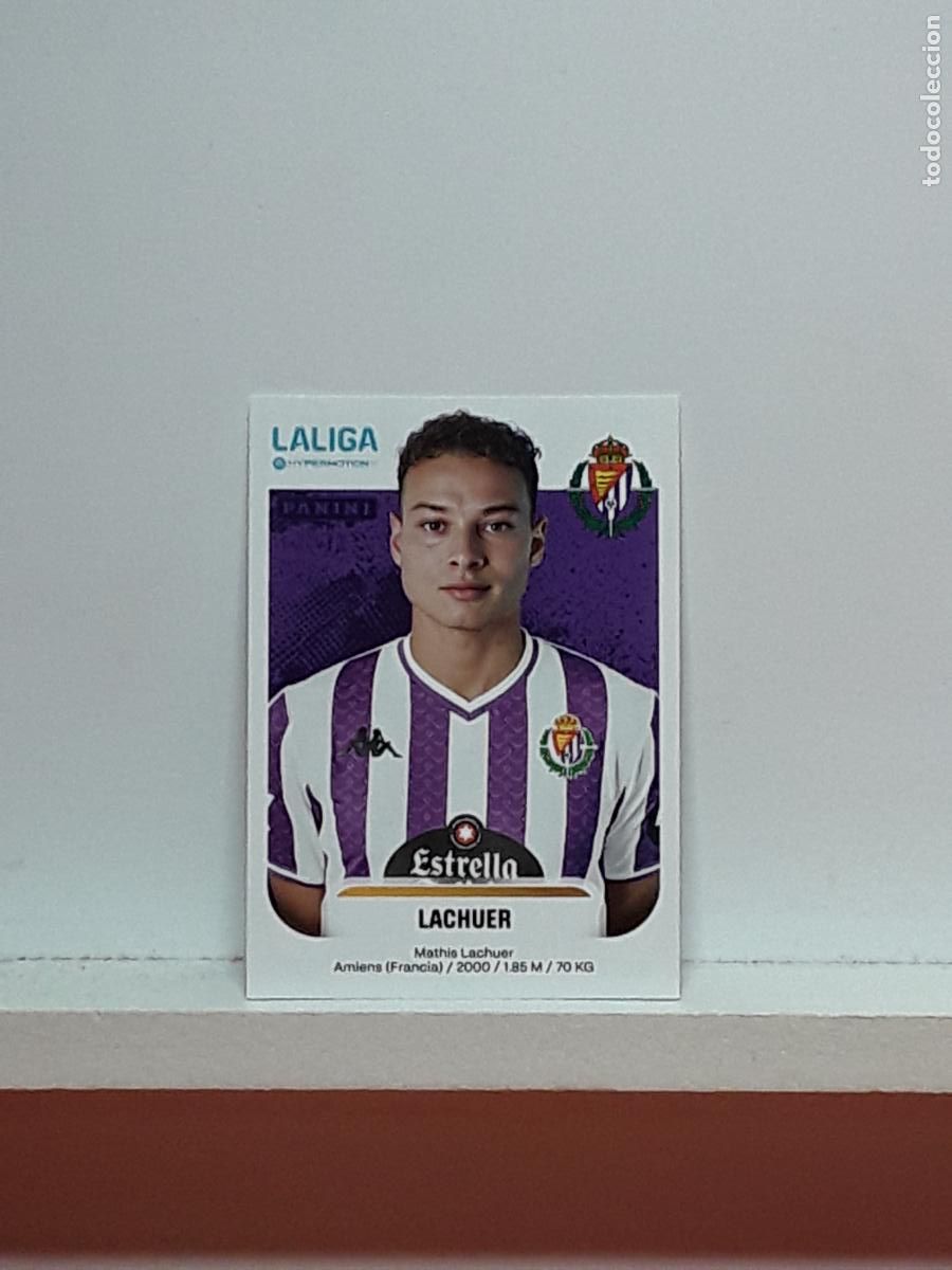 Cromos de F&uacute;tbol: LALIGA HYPERMOTION 2025 2026 25 26 ALBUM PANINI LIGA N 393 VALLADOLID LACHUER MATHIS