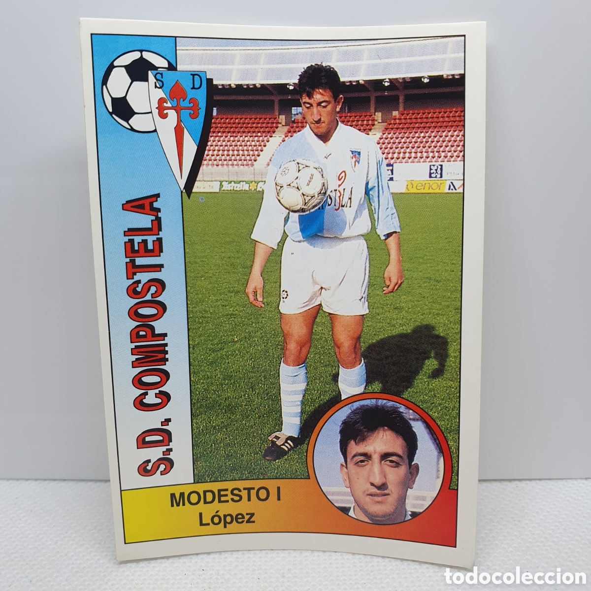 Cartes &agrave; collectionner de Football: ⚽️ CROMO DE FUTBOL MODESTO I COMPOSTELA LIGA 94-95 BAR&Ccedil;A PANINI ALBUM - ESTAMPAS ADHESIVAS - CARTAS