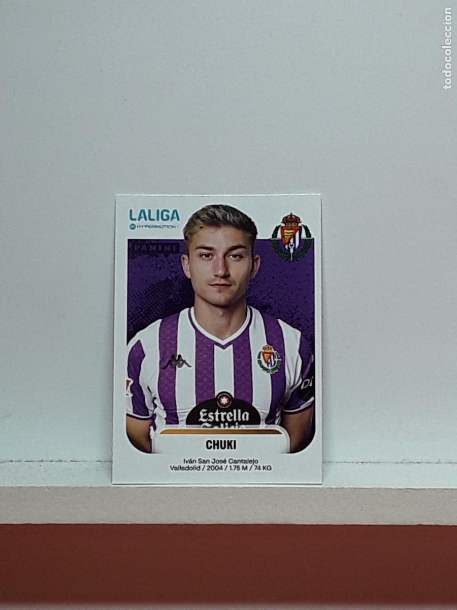 Cartes &agrave; collectionner de Football: LALIGA HYPERMOTION 2025 2026 25 26 ALBUM PANINI LIGA N 395A 395 A VALLADOLID CHUKI IVAN CANTALEJO