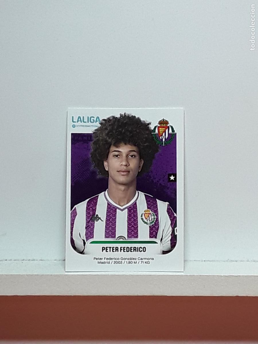Cromos de F&uacute;tbol: LALIGA HYPERMOTION 2025 2026 25 26 ALBUM PANINI LIGA N 399B 399 B VALLADOLID PETER FEDERICO
