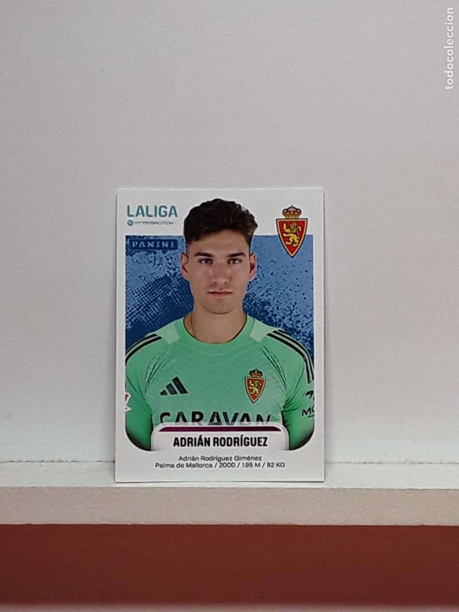 Cromos de F&uacute;tbol: LALIGA HYPERMOTION 2025 2026 25 26 ALBUM PANINI LIGA N 404 ZARAGOZA ADRIAN RODRIGUEZ
