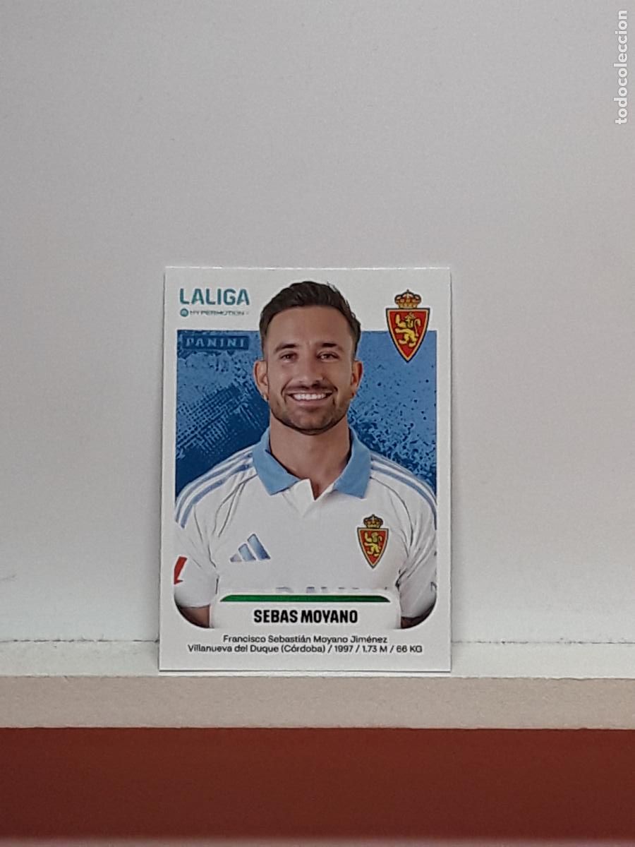 Cromos de F&uacute;tbol: LALIGA HYPERMOTION 2025 2026 25 26 ALBUM PANINI LIGA N 416 ZARAGOZA SEBAS MOYANO
