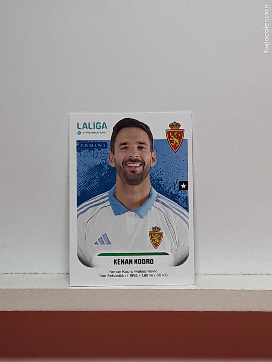 Cromos de F&uacute;tbol: LALIGA HYPERMOTION 2025 2026 25 26 ALBUM PANINI LIGA N 418B 418 B ZARAGOZA KENAN KODRO
