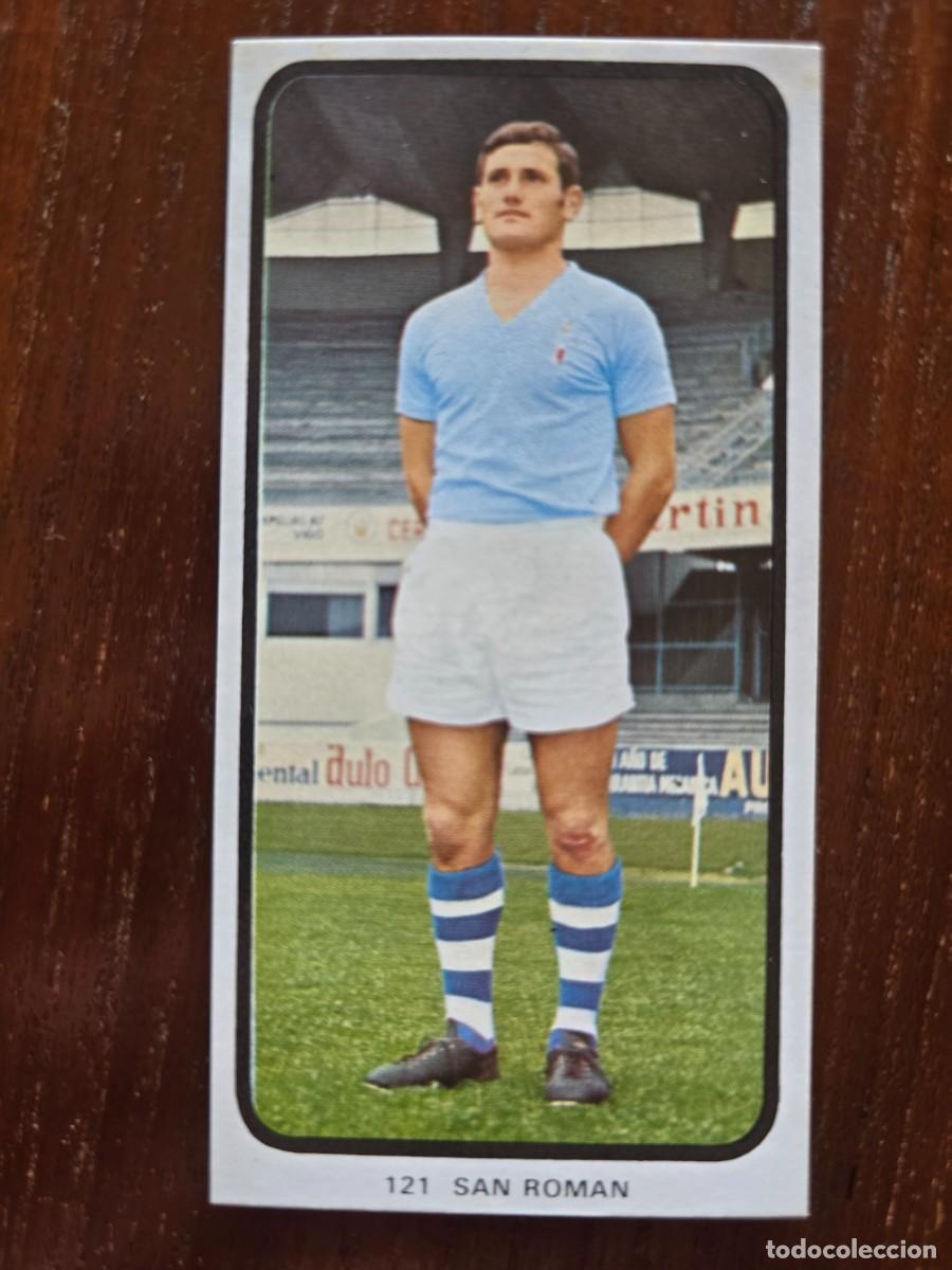 Cromos de F&uacute;tbol: Liga Futbol 1973-74 Cromo 121.San Roman Celta.Ruiz Romero.nuevo de sobre y sin pegar