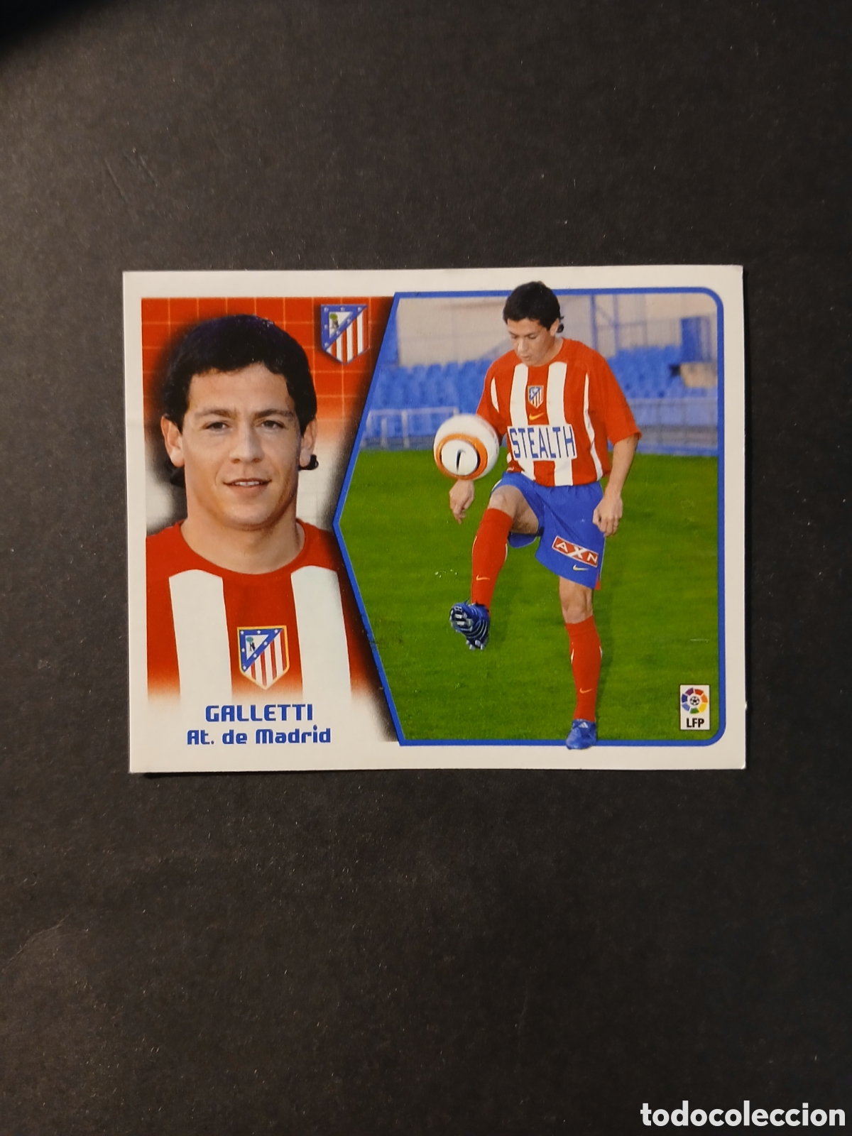 Cartes &agrave; collectionner de Football: GALLETTI ATLETICO MADRID COLOCA LIGA ESTE 2005/06 05 06 NUNCA PEGADO SIN PEGAR