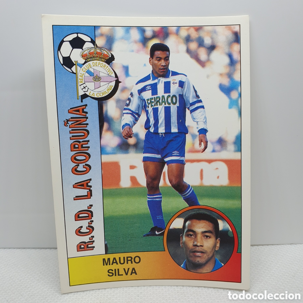 Cromos de F&uacute;tbol: ⚽️ CROMO DE FUTBOL MAURO SILVA LA CORU&Ntilde;A LIGA 94-95 BAR&Ccedil;A PANINI ALBUM - ESTAMPAS ADHESIVAS - CARTAS