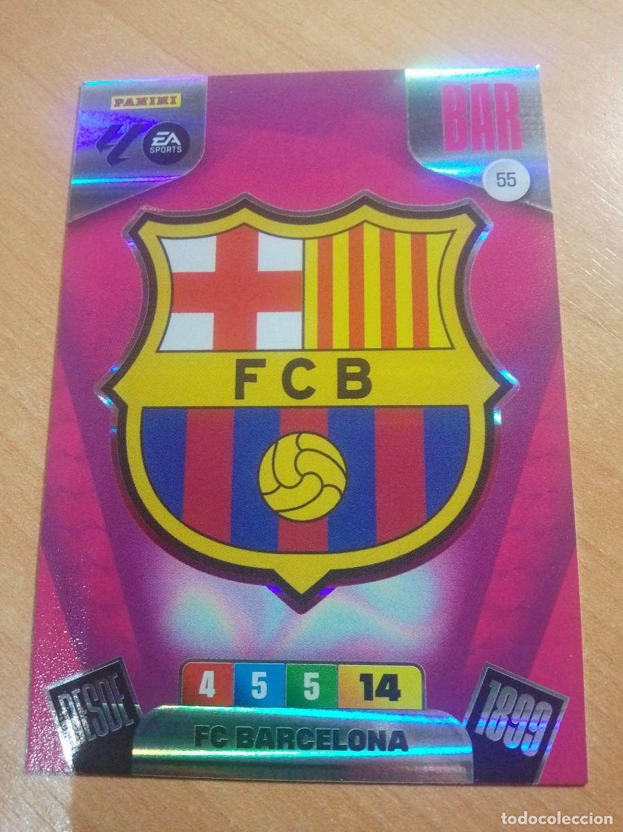 Cromos de F&uacute;tbol: 55 ESCUDO DEL BARCELONA 25 26 ADRENALYN XL 2025 2026