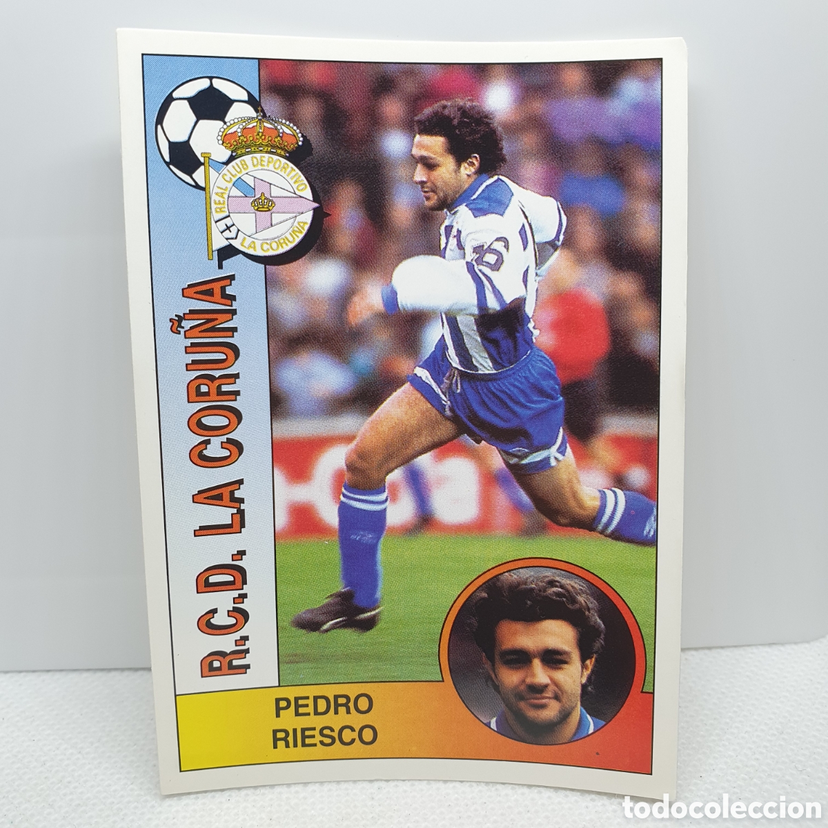 Cromos de F&uacute;tbol: ⚽️ CROMO DE FUTBOL PEDRO RIESCO LA CORU&Ntilde;A LIGA 94-95 BAR&Ccedil;A PANINI ALBUM - ESTAMPAS ADHESIVAS - CARTA