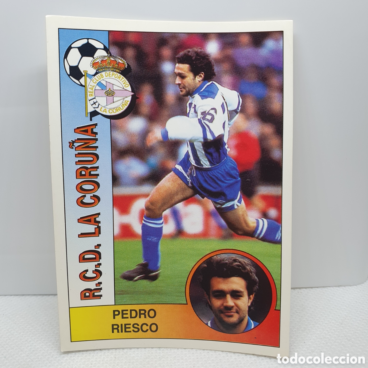 Cromos de F&uacute;tbol: ⚽️ CROMO DE FUTBOL PEDRO RIESCO LA CORU&Ntilde;A LIGA 94-95 BAR&Ccedil;A PANINI ALBUM - ESTAMPAS ADHESIVAS - CARTA