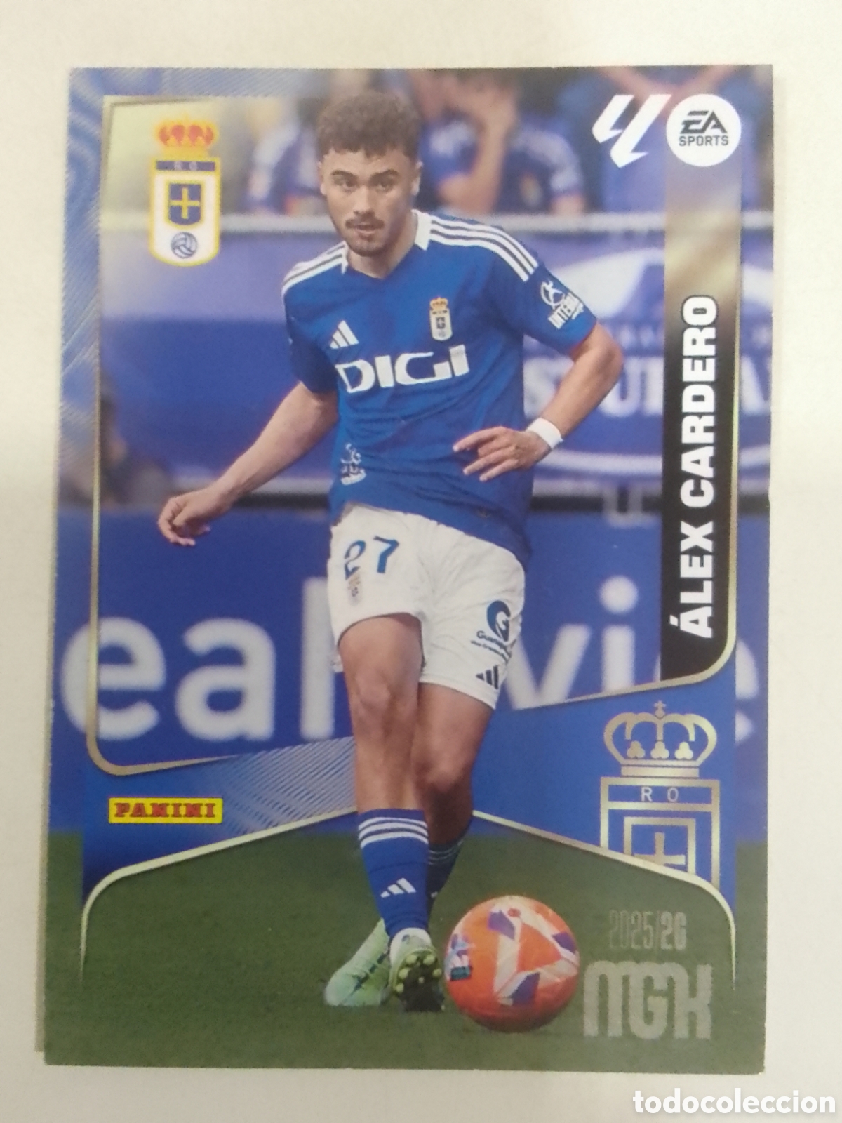 Cromos de F&uacute;tbol: Megacracks 2025/26 n&deg; 283 Alex Cardero &bull; Oviedo.
