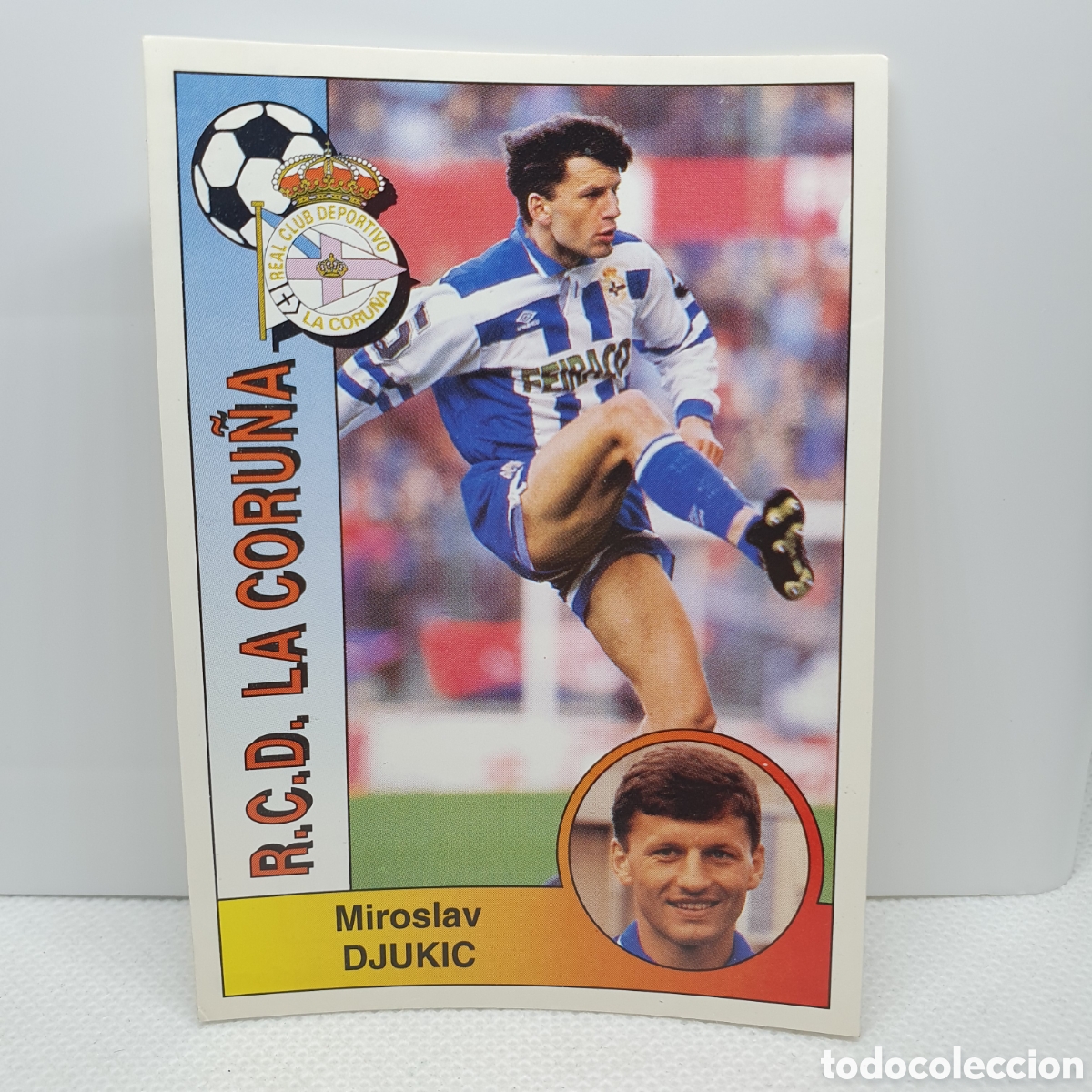 Cromos de F&uacute;tbol: ⚽️ CROMO DE FUTBOL DJUKIC LA CORU&Ntilde;A LIGA 94-95 BAR&Ccedil;A PANINI ALBUM - ESTAMPAS ADHESIVAS - CARTAS