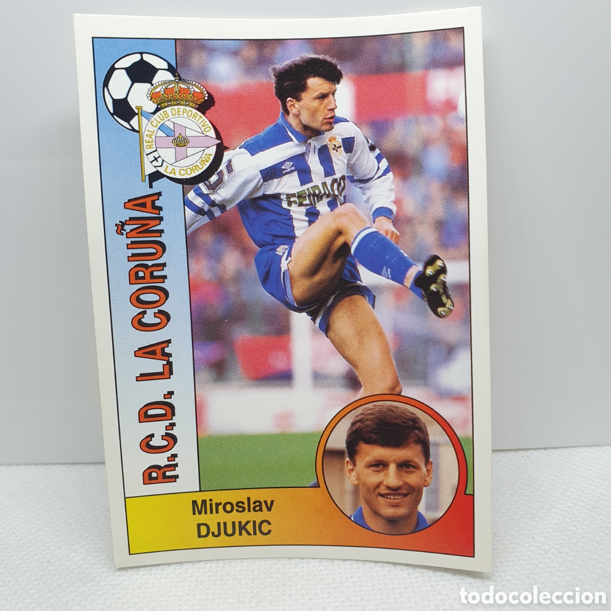 Cromos de F&uacute;tbol: ⚽️ CROMO DE FUTBOL DJUKIC LA CORU&Ntilde;A LIGA 94-95 BAR&Ccedil;A PANINI ALBUM - ESTAMPAS ADHESIVAS - CARTAS