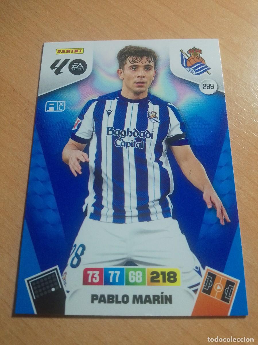 Cromos de F&uacute;tbol: 299 PABLO MARIN DE LA REAL SOCIEDAD 25 26 ADRENALYN XL 2025 2026