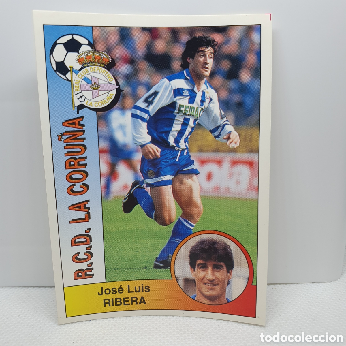 Cromos de F&uacute;tbol: ⚽️ CROMO DE FUTBOL RIBERA LA CORU&Ntilde;A LIGA 94-95 BAR&Ccedil;A PANINI ALBUM - ESTAMPAS ADHESIVAS - CARTAS