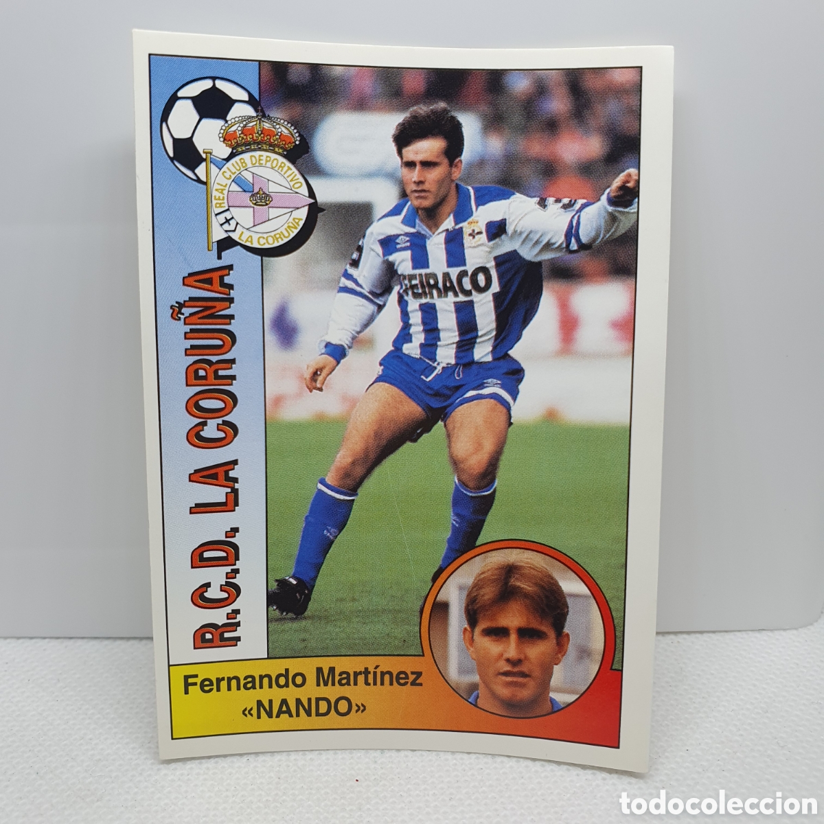 Cromos de F&uacute;tbol: ⚽️ CROMO DE FUTBOL NANDO LA CORU&Ntilde;A LIGA 94-95 BAR&Ccedil;A PANINI ALBUM - ESTAMPAS ADHESIVAS - CARTAS -CARD