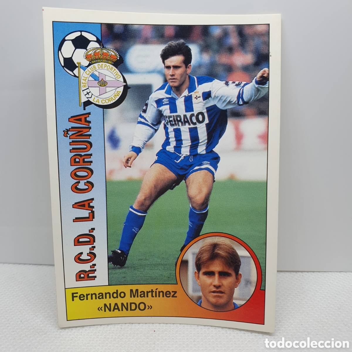 Cromos de F&uacute;tbol: ⚽️ CROMO DE FUTBOL NANDO LA CORU&Ntilde;A LIGA 94-95 BAR&Ccedil;A PANINI ALBUM - ESTAMPAS ADHESIVAS - CARTAS -CARD