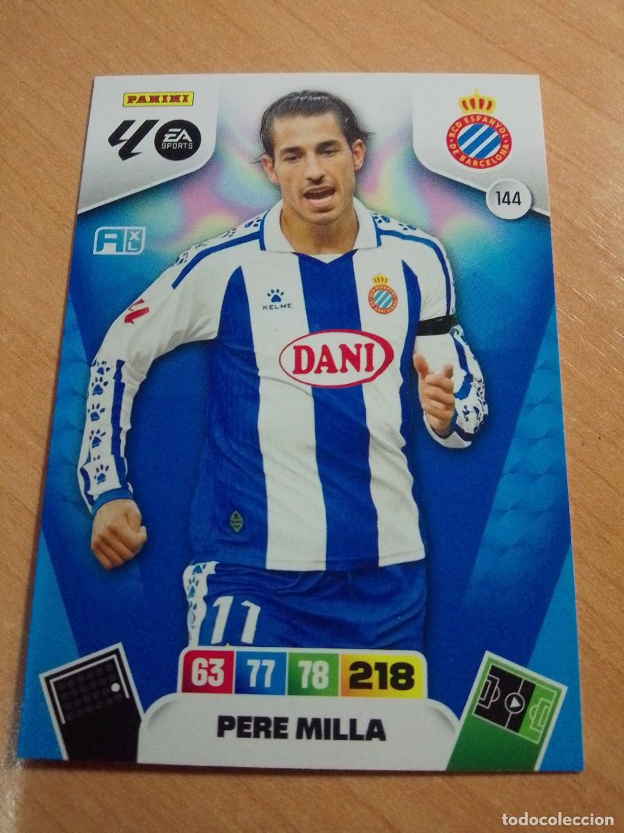 Cromos de F&uacute;tbol: 144 PERE MILLA DEL ESPANYOL 25 26 ADRENALYN XL 2025 2026