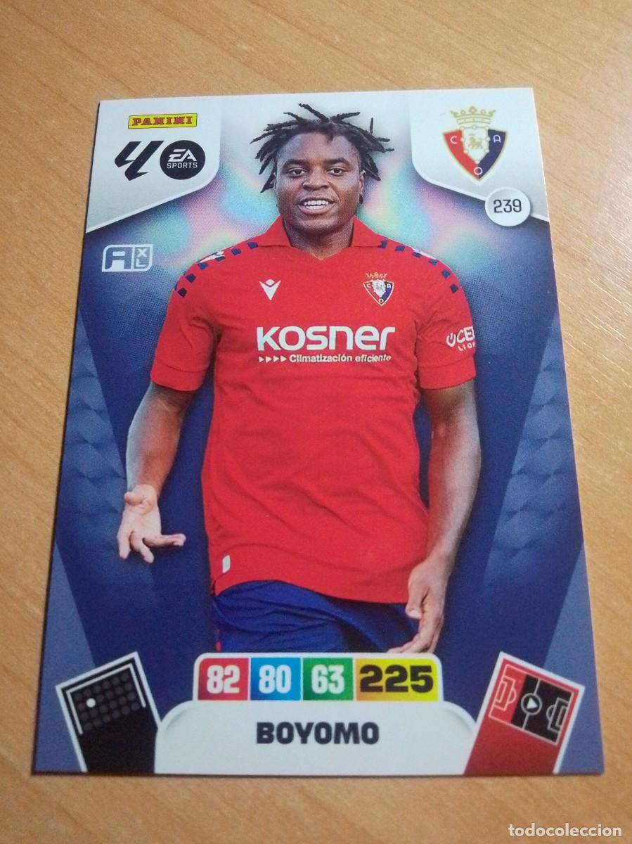Cromos de F&uacute;tbol: 239 BOYOMO DEL OSASUNA 25 26 ADRENALYN XL 2025 2026