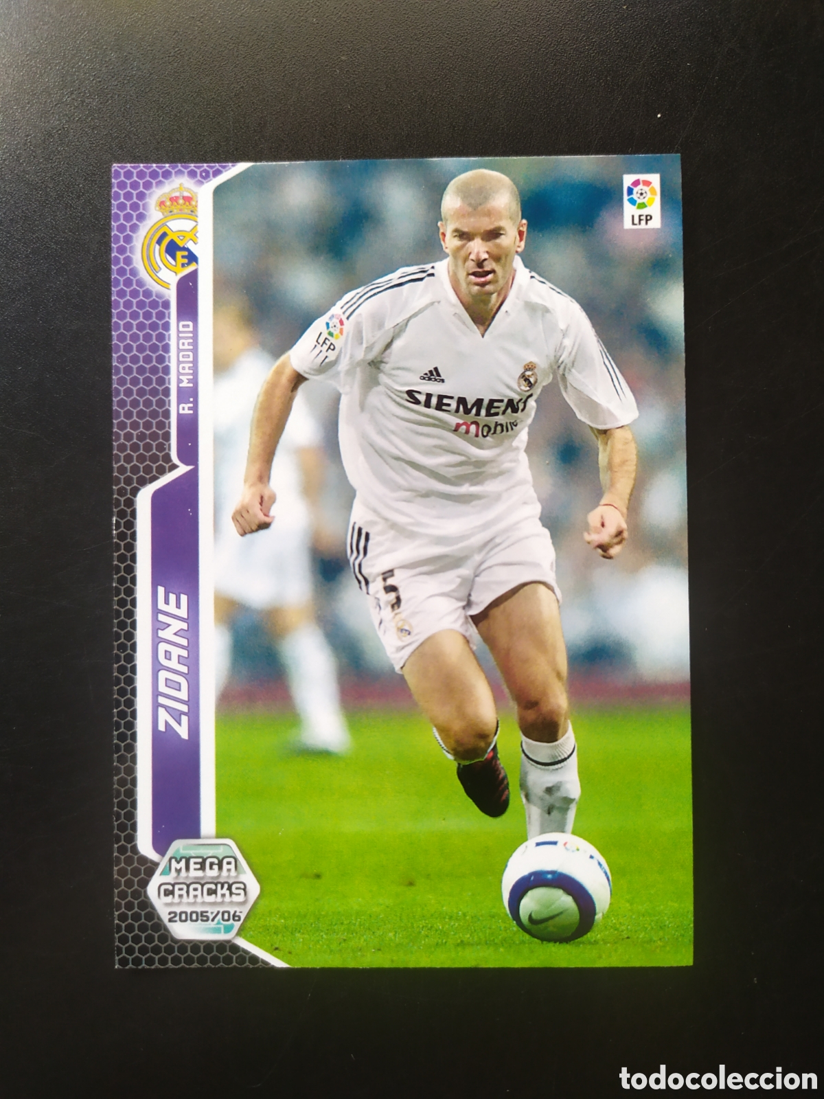 Cromos de F&uacute;tbol: Megacracks 2005 2006 05 06 panini Zidane n&deg; 195 Real Madrid