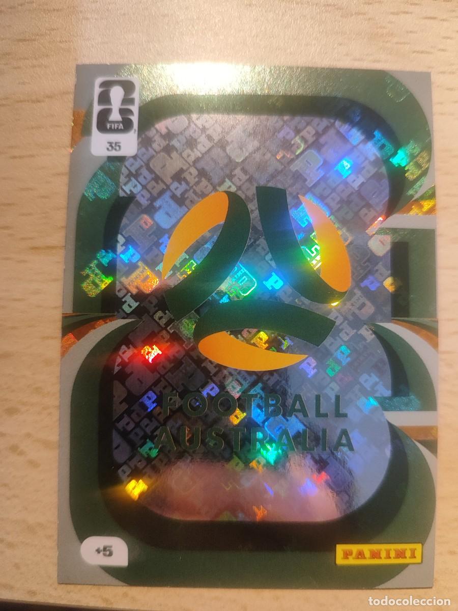 Cromos de F&uacute;tbol: 35 WORLD CUP 2026 TEAM CREST AUSTRALIA ESCUDO ADRENALYN MUNDIAL PANINI 26