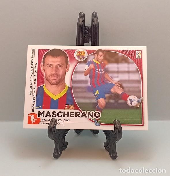 Fu&szlig;ball-Sticker: 6 MASCHERANO FC BARCELONA CROMO LIGA EDICIONES ESTE 2014-15 2014 2015 14 15 NUEVO NUNCA PEGADO