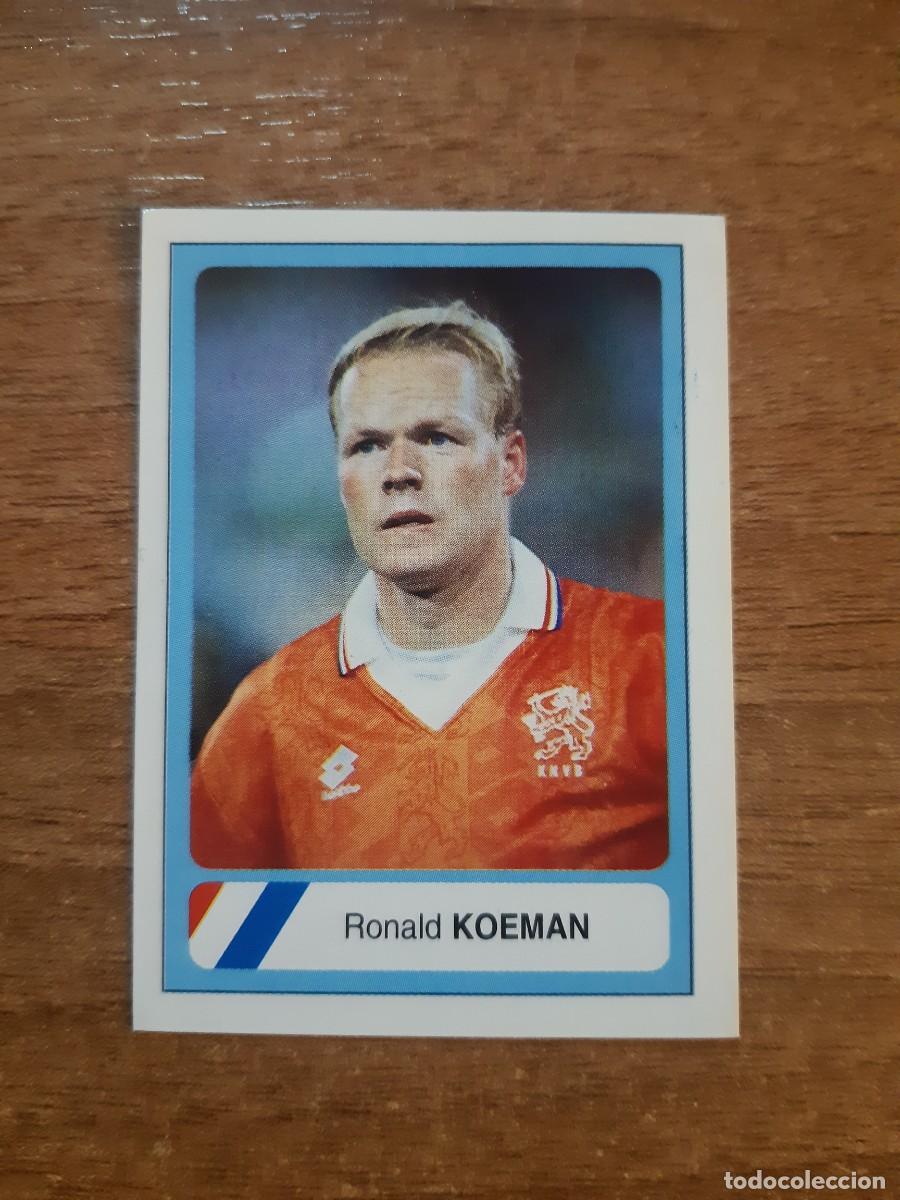 Cromos de F&uacute;tbol: N&deg;224 RONALD KOEMAN (HOLANDA) MUNDIAL USA 94 ED. ESTADIO 1994. NUNCA PEGADO, SIN PEGAR
