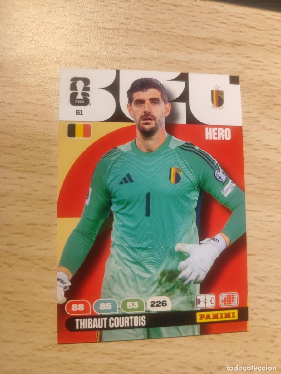 Cromos de F&uacute;tbol: 61 WORLD CUP 2026 THIBAUT COURTOIS BELGICA HERO ADRENALYN MUNDIAL PANINI 26