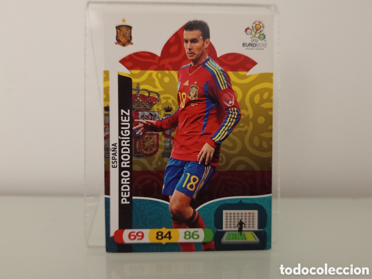 Cartes &agrave; collectionner de Football: ❇️ CROMO ⚽ PEDRO RODR&Iacute;GUEZ SELECCI&Oacute;N ESPA&Ntilde;OLA ESPA&Ntilde;A UEFA 2012 POLONIA UCRANIA ADRENALYN XL ❇️