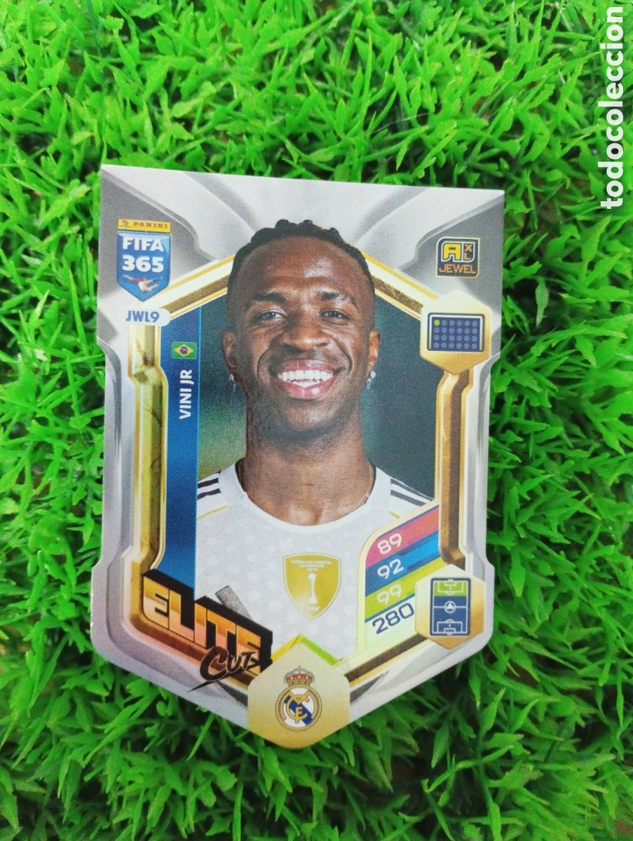 Cromos de F&uacute;tbol: Vinicius Real Madrid ELITE CUT Adrenalyn 2026 Fifa 365 # JML 9