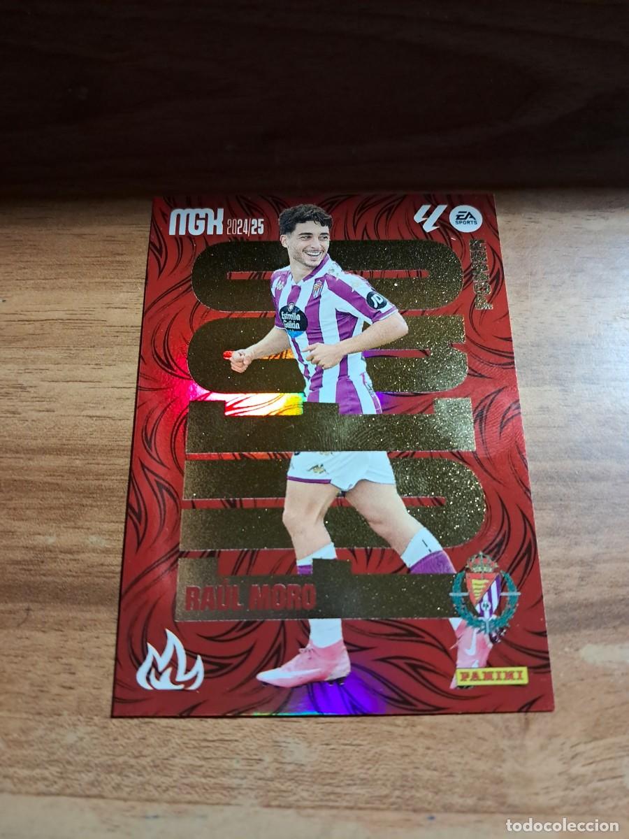 Football Stickers: CARD MEGACRACKS TEMPORADA 24/25: FUEGO POWER RA&Uacute;L MORO, N&deg; P501