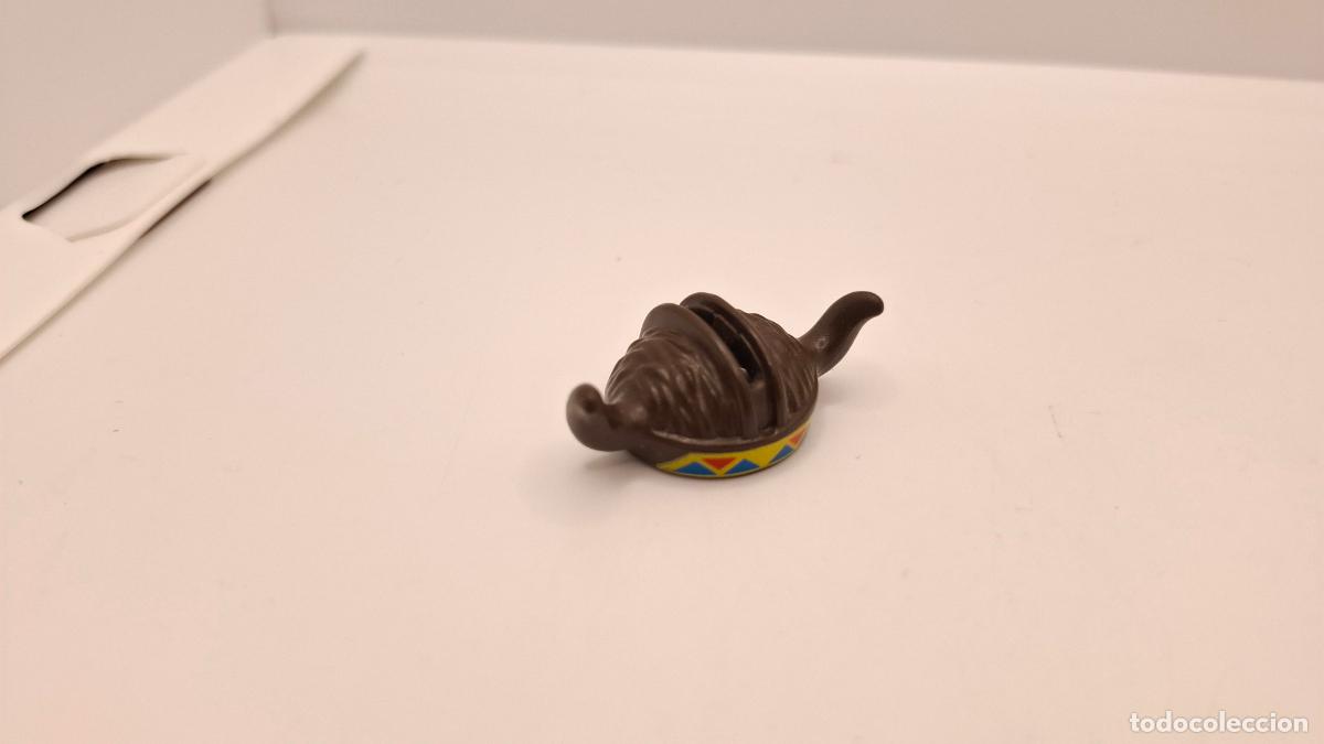 Cromos de F&uacute;tbol: PLAYMOBIL CASCO MEDIEVAL VIKINGO GUERRERO INDIO