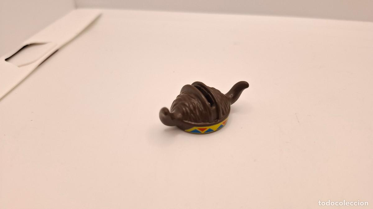 Cromos de F&uacute;tbol: PLAYMOBIL CASCO MEDIEVAL VIKINGO GUERRERO INDIO